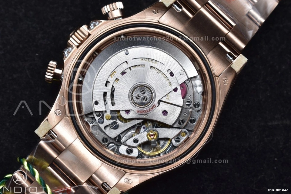 776 Bracelet Daytona Dial Best Edition ZF SH Black Diamonds 1:1 Durable on Rainbow 116595RBOW RG 0503